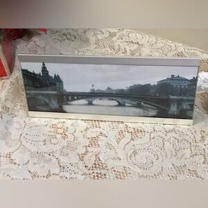 Fetco Panoramic Cityscape Frame in White and Gray